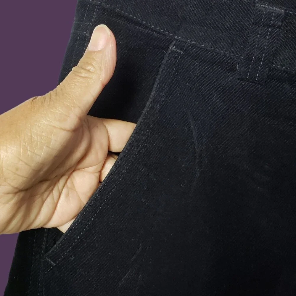 Emporio Armani Vtg Josh Line Soft Corduroy & Velvet Pants Mens Size 32